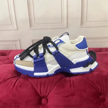 Men's shoes 2025 autumn new versatile breathable sports casual thick sole height increasing Forrest Gump dad shoes low top trend - Chicchar Fashion