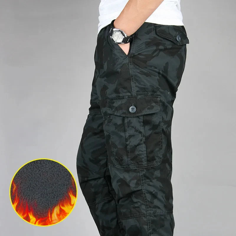 Men's Fleece Cargo Pants