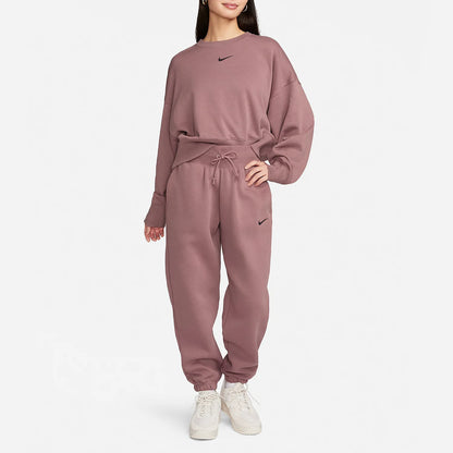 Nike High-Waist Fleece Pants