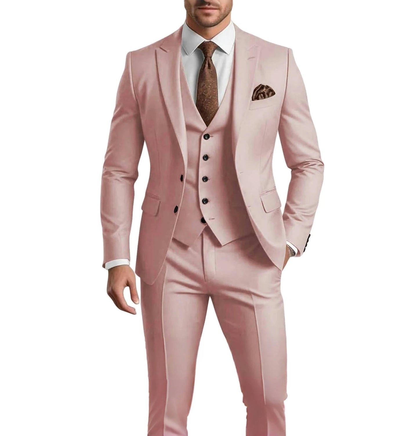 Polyester Twill 3-Piece Tuxedo