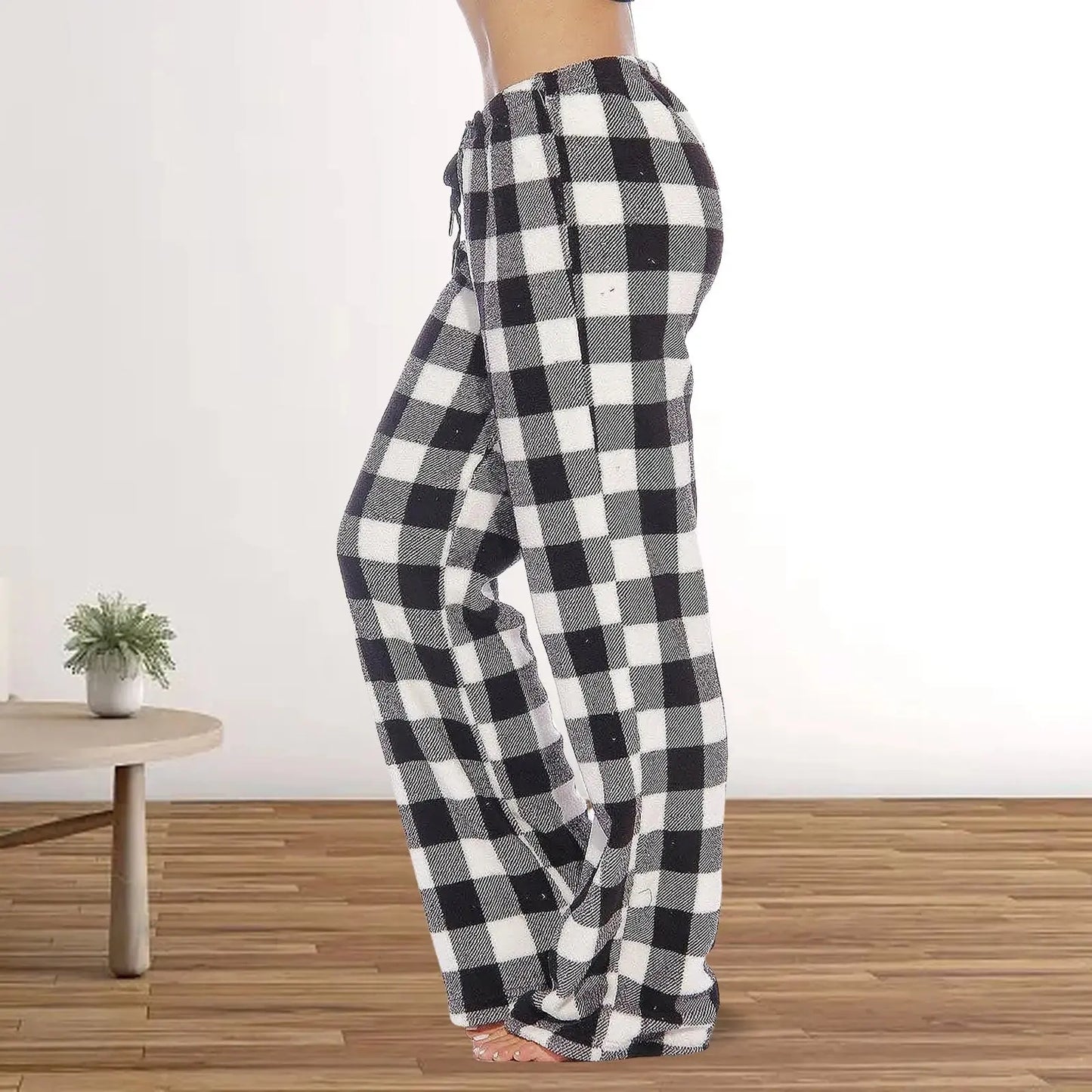 Cozy Plaid Pajama Pants - Chicchar Fashion