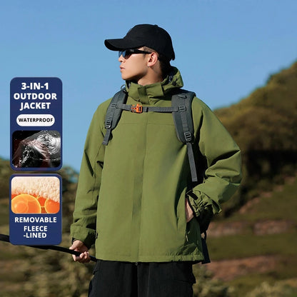 3-in-1 Fleece Anorak Jacket