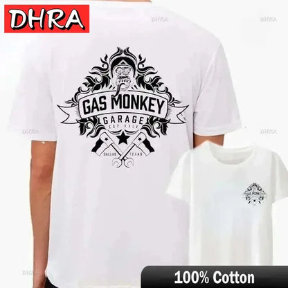 Gas Monkey Cotton Graphic Tee Chicchar Fashion