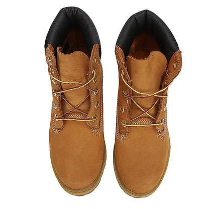 Timberland Women's Indestructible Outdoor Classic Yellow Boots Waterproof and Wear-Resistant High-Top Casual Martin Boots 10361713 - Chicchar Fashion