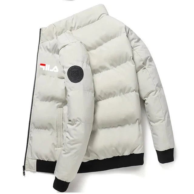 Men's Thick Zipper Warm Coat