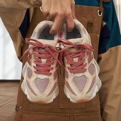 9060 Retro Sneakers: Unisex Couple Type, Autumn Winter Warmth, Suede Mesh versatile - Chicchar Fashion