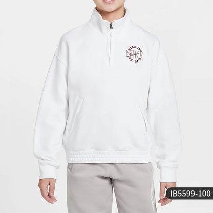 Nike Kids Polyester Half-Zip