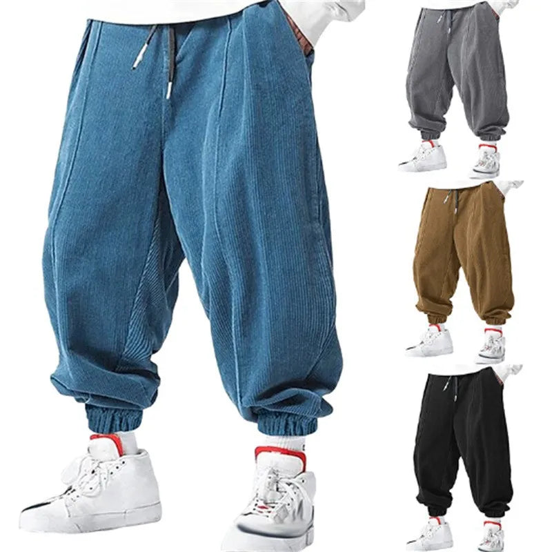 Corduroy Drawstring Pants