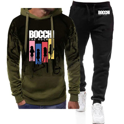 Gradient Cotton Tracksuit Set