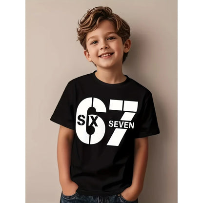 Kids Polyester Math Tee