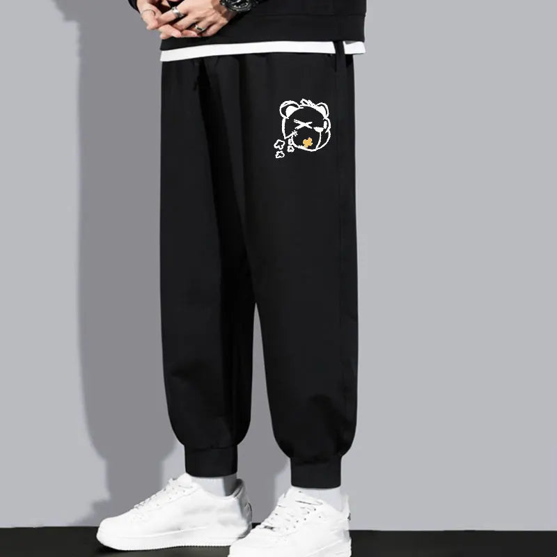 Plus Size Cotton Jogger Pants