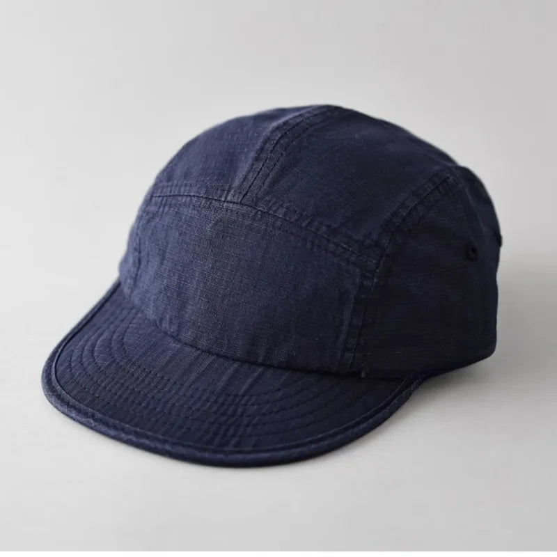 Five-Panel Polyester Flat Cap