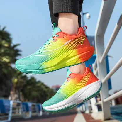 2025 Hot Selling Lightweight Mens and Womens Sports Shoes Refreshing Outdoor Racing Running Shoes Rebound Assisted Walking Shoes - Chicchar Fashion