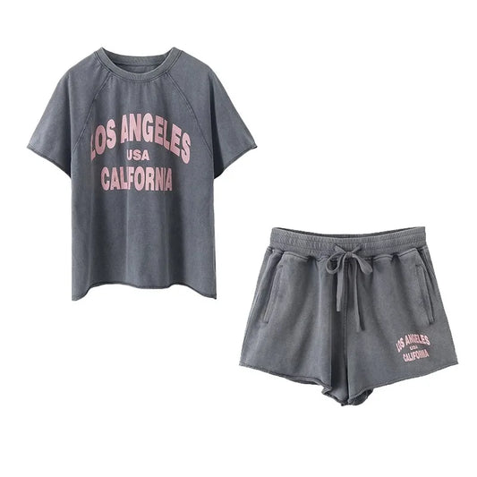 Washed Distressed Cotton Set