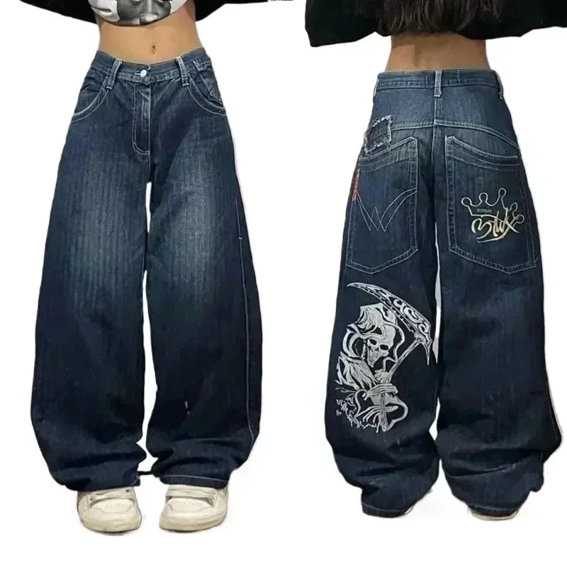 Oversized Baggy Wide-Leg Jeans