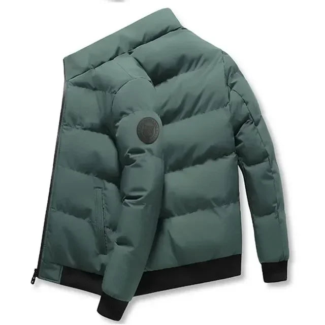 Men's Thick Zipper Warm Coat