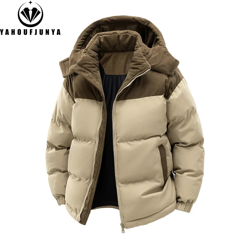 Men's Removable Hood Parka