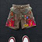 Embroidered Cotton Shorts