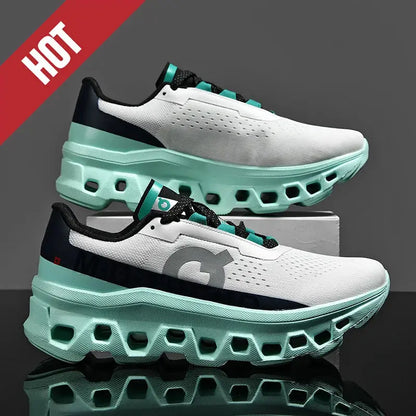 Marathon Men Sports Running Shoes Air Cushion Breathable Lightweight Male Comfortable Athletic Casual Sneakers Hiking Outdoor - Chicchar Fashion