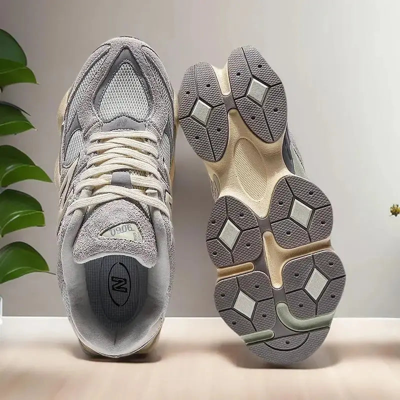 9060 New Unisex Small Elephant Hoof Shoes - Autumn & Winter, Versatile Retro Dad Style, Non-Slip Running Sneakers versatile - Chicchar Fashion