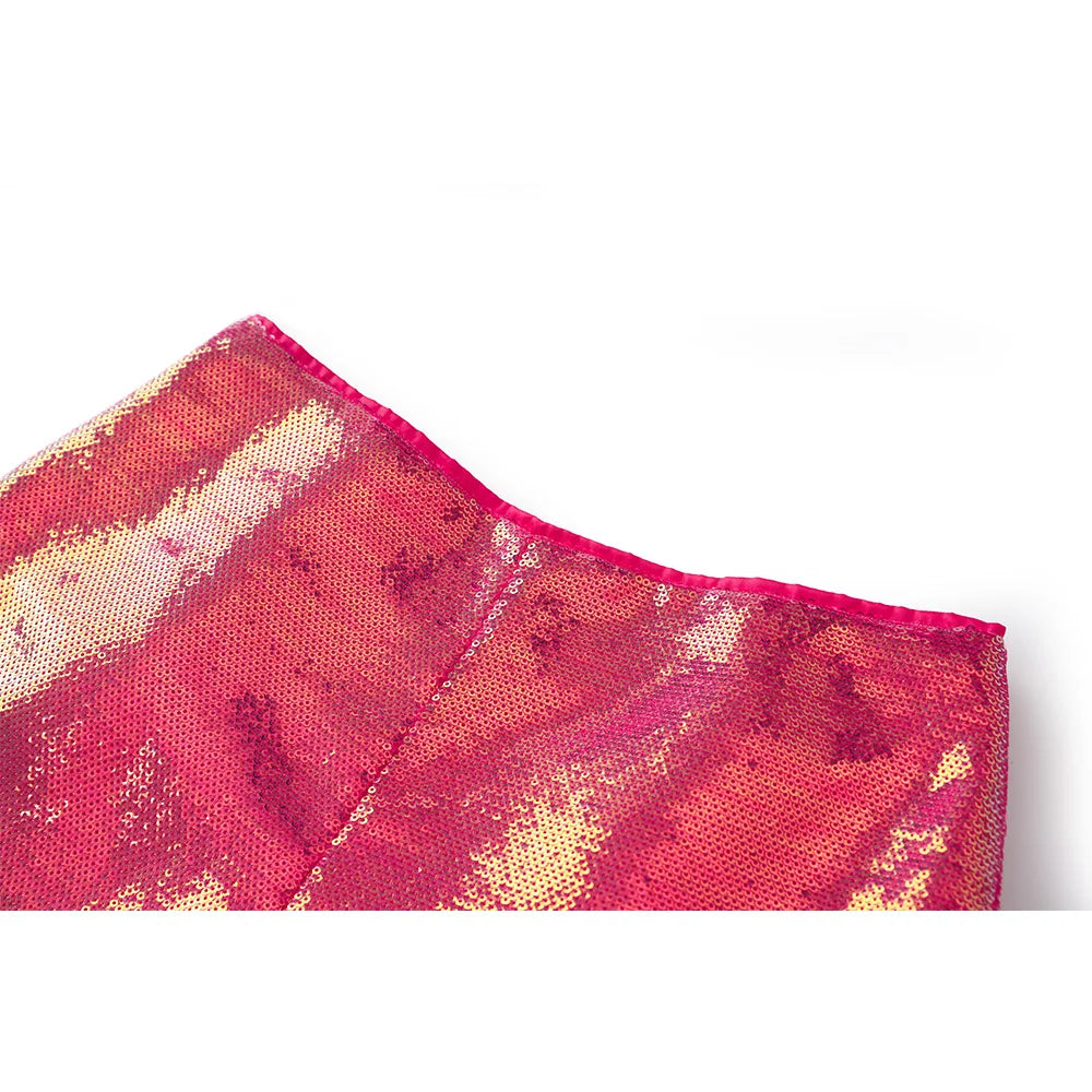 Fuchsia Sequin Blazer 2PC