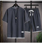 Men's Waffle Polyester Set Chicchar Fashion