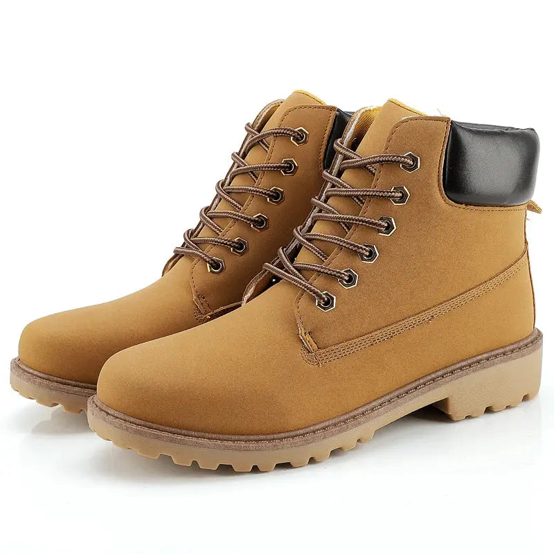 Hot Sale 2022 New Winter Shoes Men's Flat Boots Fashion Warm Shoes Brand Men's Ankle Boots Plus Size 46 Chicchar Fashion