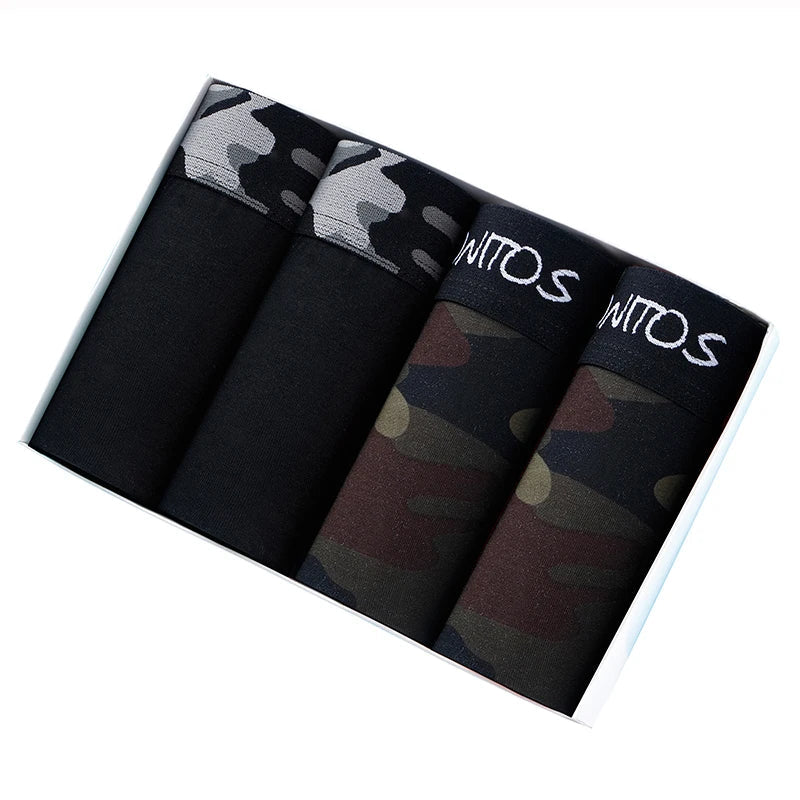 4pcs Cotton Men's Boxers Chicchar Fashion