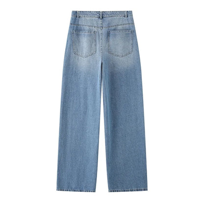 MUJER High Waist Wide Jeans