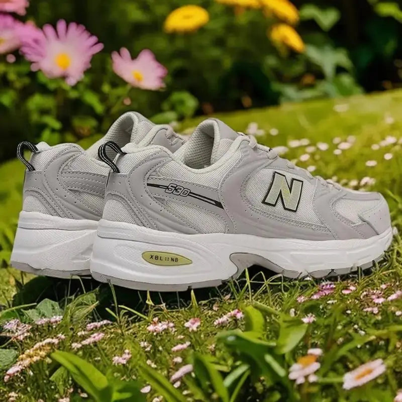 Couple Sports 530 Retro Shoes: Unisex Autumn Dad Shoes, Elevator Breathable & Casual Running Shoes - Chicchar Fashion