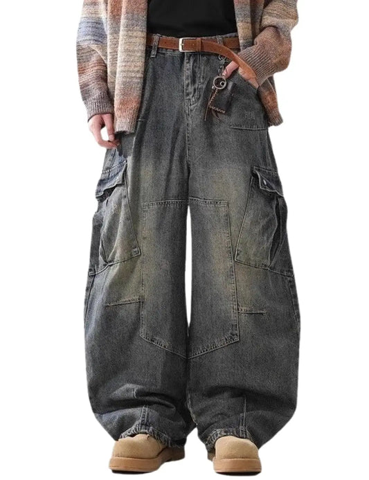 Baggy Barrel Cargo Denim