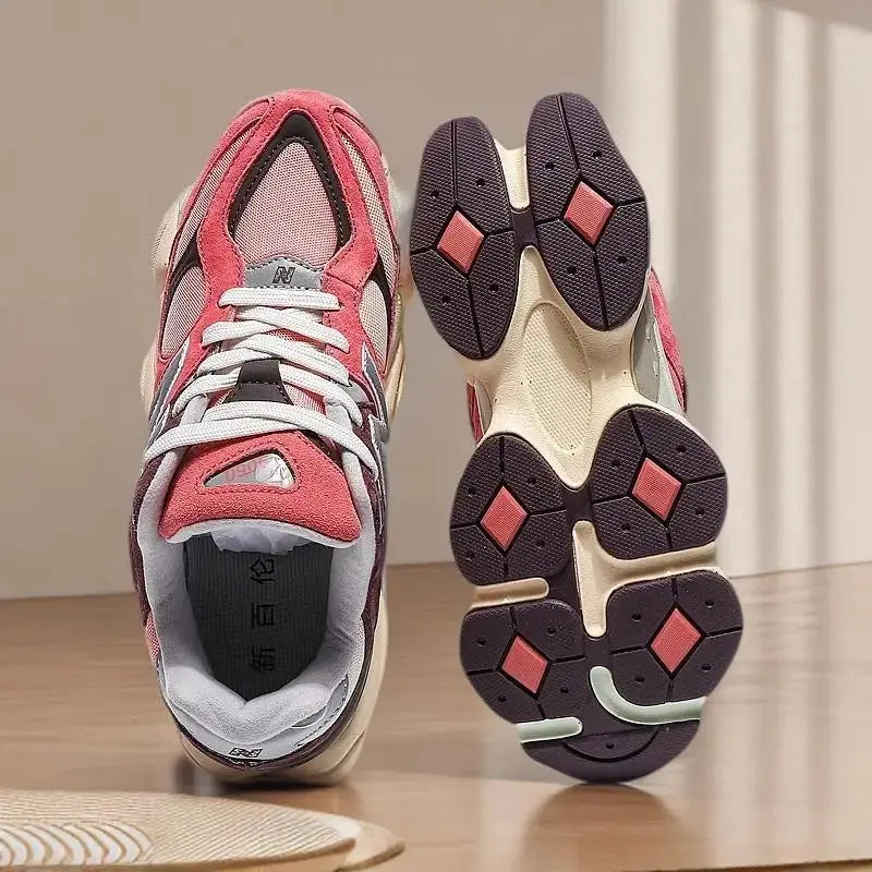 9060 Retro Running Shoes - Unisex Couple, Trendy Patchwork, Autumn/Winter Warm versatile - Chicchar Fashion