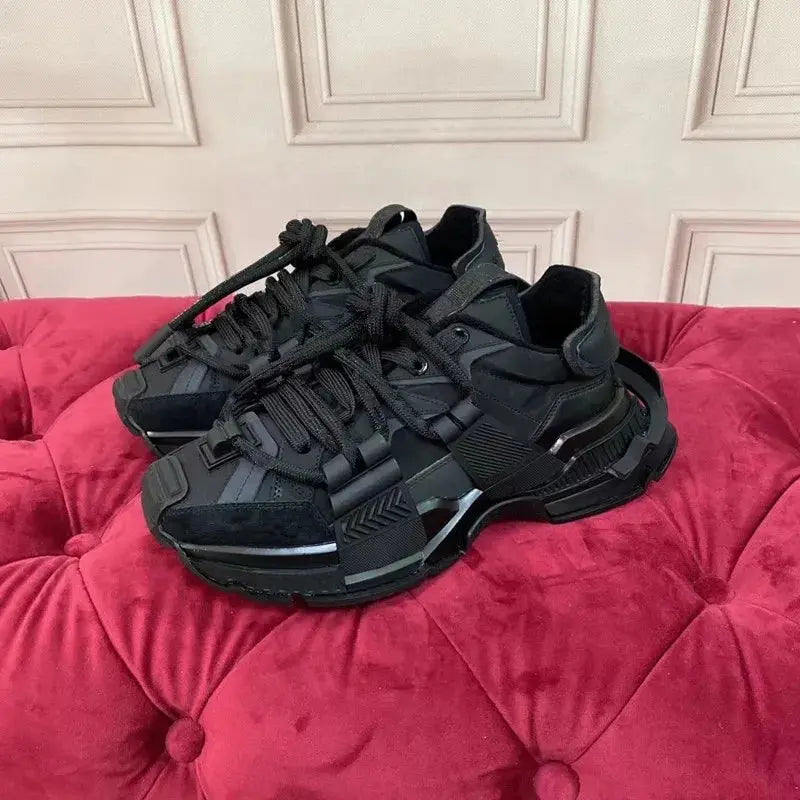 Men's shoes 2025 autumn new versatile breathable sports casual thick sole height increasing Forrest Gump dad shoes low top trend - Chicchar Fashion