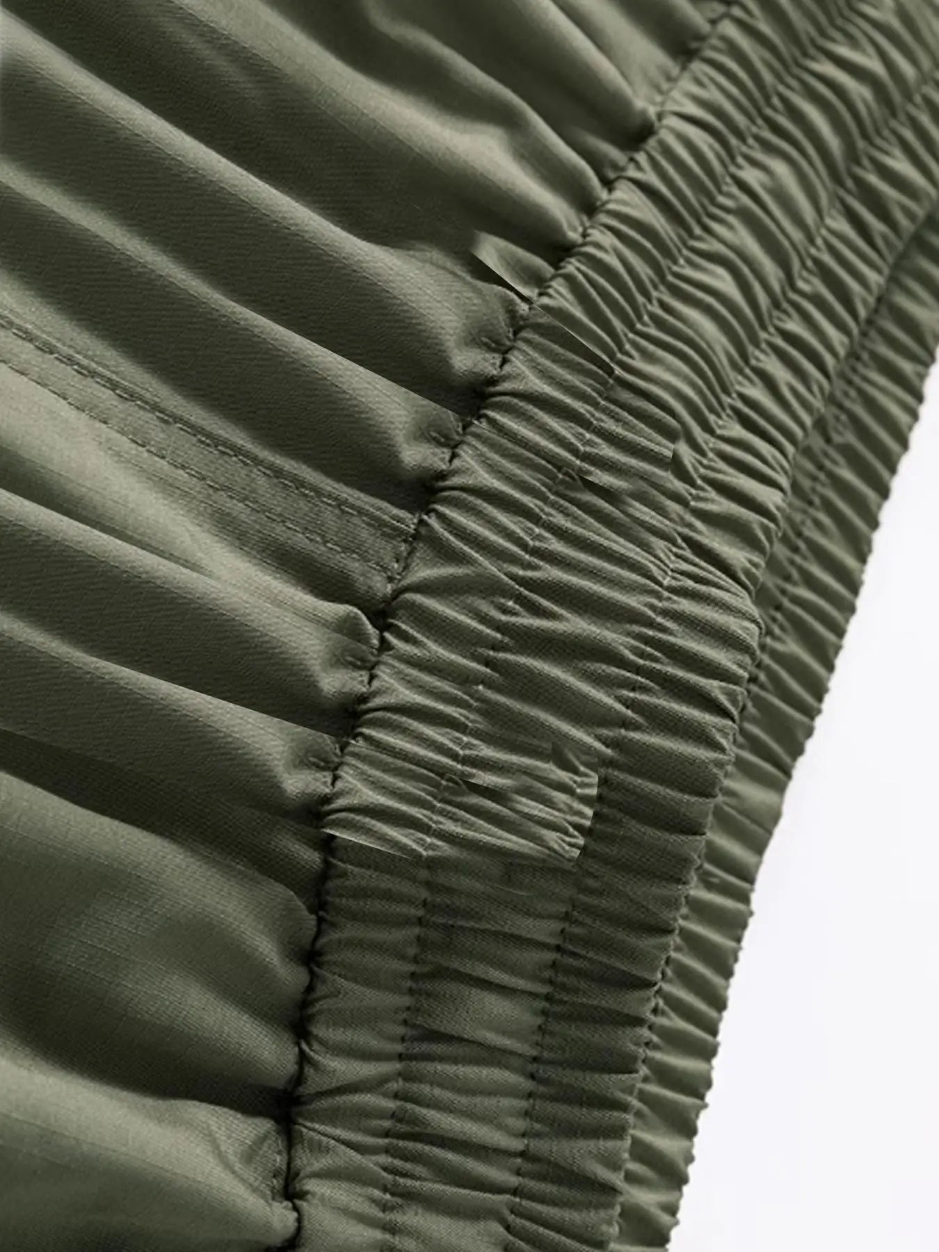 Men Fleece Cargo Joggers