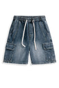 Cotton Quick-Dry Denim Shorts
