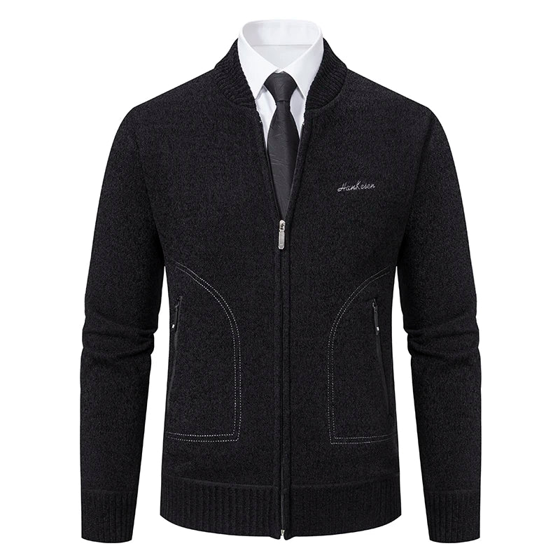 Men's Polyester Knit Cardigan Chicchar Fashion