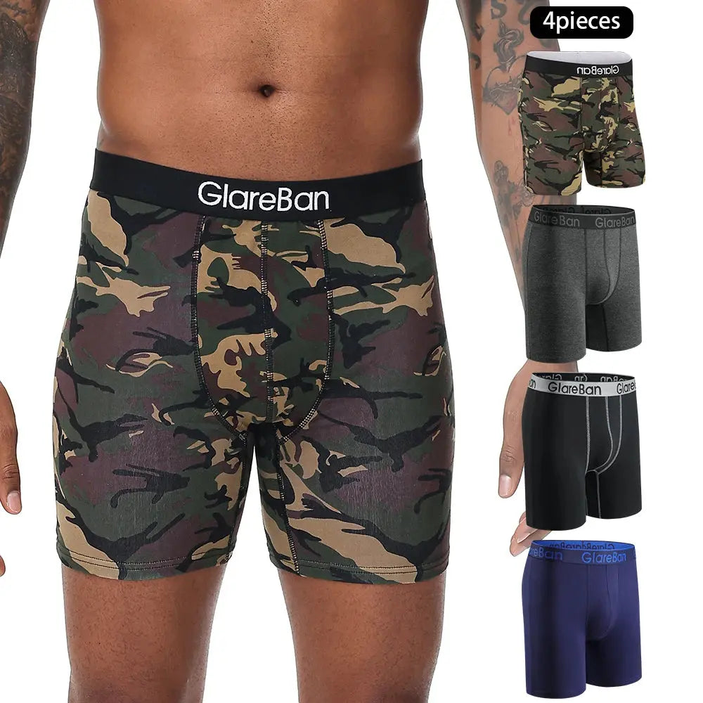 Cotton Spandex Boxer 4-Pack Chicchar Fashion