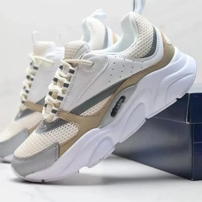 New High Quality B22 Mesh Breathable Shock Absorption Anti-Slip Lightweight Low Cut Unisex Casual Sports Shoes Summer Season Cot - Chicchar Fashion