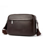 Cowhide genuine leather solid color square men's shoulder bag crossbody bag designer luxury bag messenger bag - Chicchar Fashion