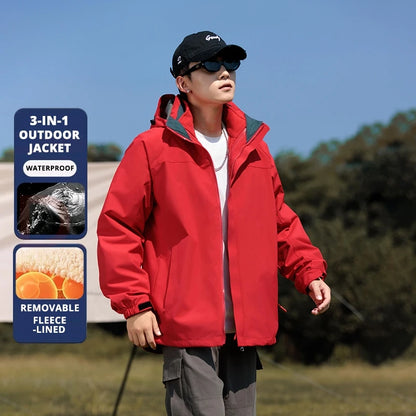 3-in-1 Fleece Anorak Jacket