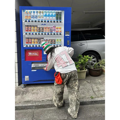 Y2K Embroidered Baggy Denim