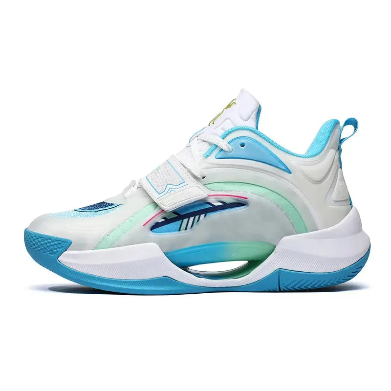 Unisex Basketball Shoes Rebound Wear-resistant Breathable Sneakers Shock-absorbing Flat Sports Shoes for Men Women - Chicchar Fashion