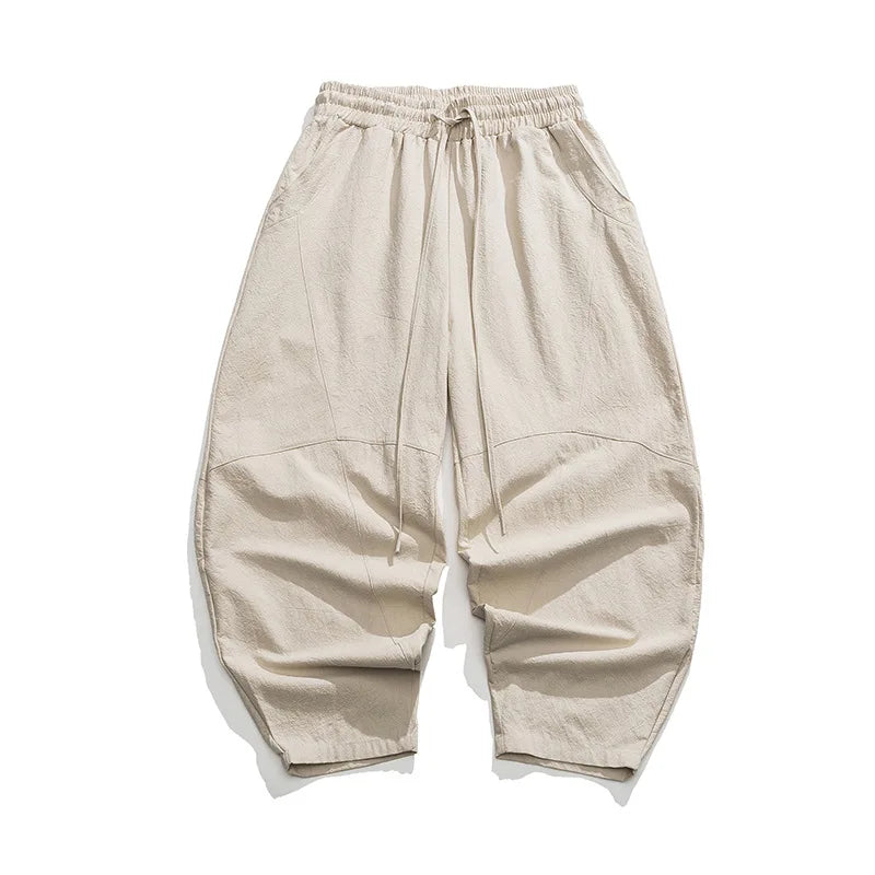 Men's Linen Harem Pants Loose