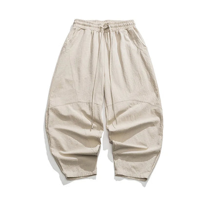 Men's Linen Harem Pants Loose