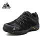 HIKEUP Men's Hiking Shoes Suede Leather Outdoor Shoes Wear-resistant Men Trekking Walking Hunting Tactical Sneakers - Chicchar Fashion