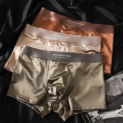 Ice Silk Satin Men's Boxers Chicchar Fashion