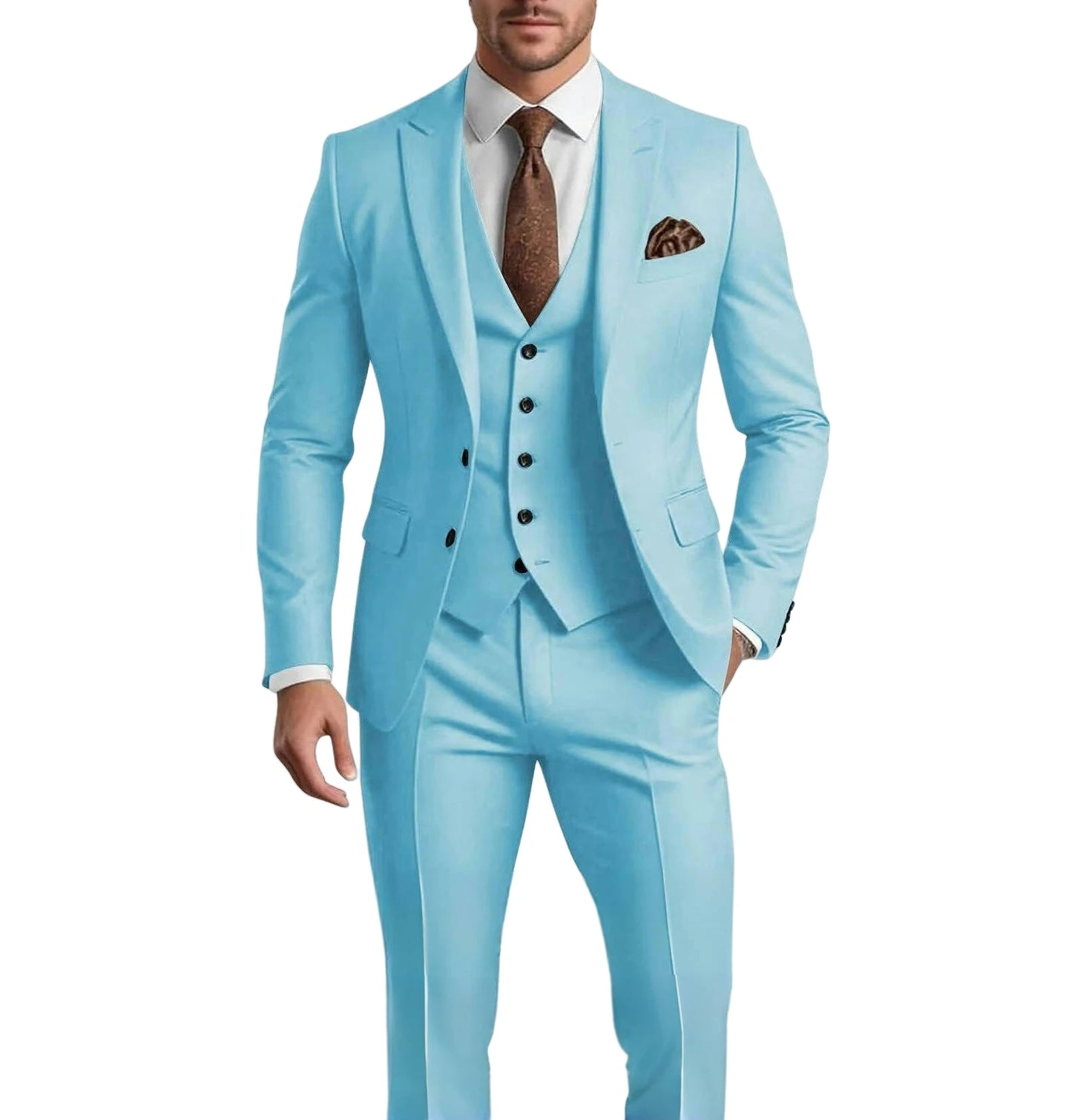 Polyester Twill 3-Piece Tuxedo