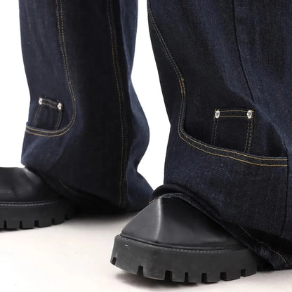 Men's Cotton Wide-Leg Jeans