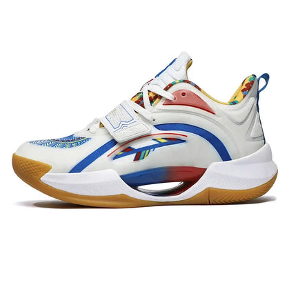 Unisex Basketball Shoes Rebound Wear-resistant Breathable Sneakers Shock-absorbing Flat Sports Shoes for Men Women - Chicchar Fashion