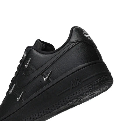 Nike Air Force 1 Low Wans Black And Silver Four-Hook Sneakers HQ1180-001 Versatile Low-Top Durable Sports Casual Shoes For Women - Chicchar Fashion